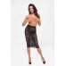 Юбка Noir Handmade F302 Ambivalence lace up midi skirt - 3XL