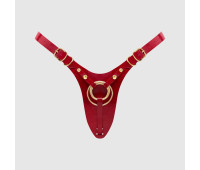 Трусики для страпона Strap-On-Me Leatherette Harness Fabulous - One Size - Red Glossy Трусики для страпона Strap-On-Me Leatherette Harness Fabulous - One Size - Red Glossy