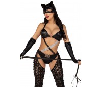 Эротический костюм кошечки-госпожи Leg Avenue Mistress Kitty S