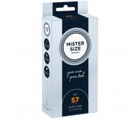 Презервативы Mister Size - pure feel - 57 (10 condoms), толщина 0,05 мм (мятая упаковка!!!)