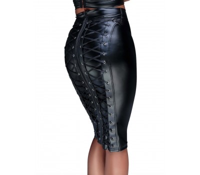 Юбка Noir Handmade F152 Powerwetlook pencil skirt - 3XL