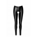 Лeггинсы Noir Handmade F304 Taboo wetlook leggings with open crotch and bum - XL