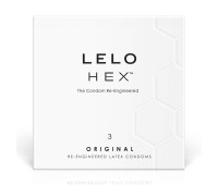 Презервативы LELO HEX Condoms Original 3 Pack (мятая упаковка!!!)