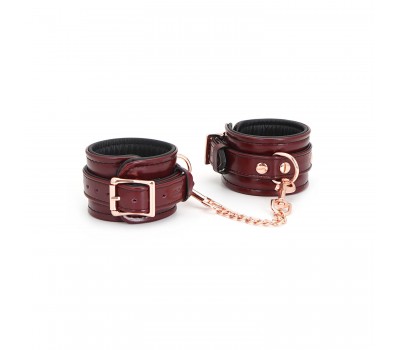 Наручники Liebe Seele Wine Red Wirst Cuffs