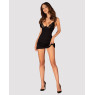 Сорочка Obsessive Bellastia chemise & thong XL/2XL