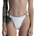 Трусики из натуральной кожи Feral Feelings - String Bikini White