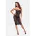 Платье Noir Handmade F301 Catalyst lace up midi dress - M