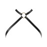 Портупея Bijoux Indiscrets MAZE - Cross Chest Harness Black