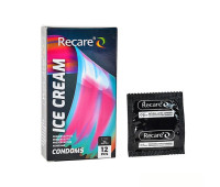 Презервативы Holographic Recare Ice Cream Big Dotted Condoms 12 шт, с пупырышками, аромат: мороженое Презервативы Holographic Recare Ice Cream Big Dotted Condoms 12 шт, с пупырышками, аромат: мороженое