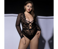 Боди JSY P61139 Black Plus Size
