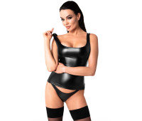Топ Noir Handmade F346 Powerwetlook top - XL