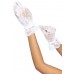 Перчатки Leg Avenue Floral lace wristlength gloves White