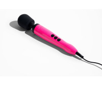 Вибромассажер DOXY Die Cast Massager Hot Pink, очень мощный, питание 220В, металлический корпус
