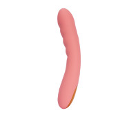 Смарт-вибратор с пульсацией Svakom Ava Neo Peach Pink, 15 режимов работы, водонепроницаемый