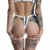 Трусики из натуральной кожи Feral Feelings - String Bikini White