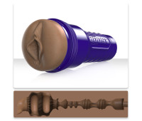 Мастурбатор-вагина Fleshlight Boost Bang Medium Dark Flesh, плавающие кольца Turbo Tech