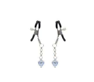Зажимы для сосков Liebe Seele Glow-in-dark Nipple Clamps Blue
