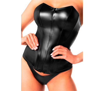 Корсет Noir Handmade F334 Powerwetlook corset - 4XL