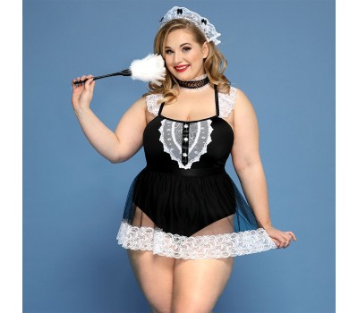 Эротический костюм горничной JSY P91103 Plus Size