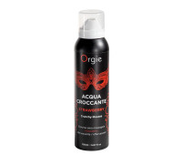 Массажная пенка Orgie – Acqua Croccante Strawberry (150 мл), эффект лопающихся пузырьков