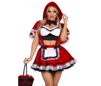 Костюм Красной Шапочки Leg Avenue Flirty Miss Red Top and Skirt L Костюм Красной Шапочки Leg Avenue Flirty Miss Red Top and Skirt L