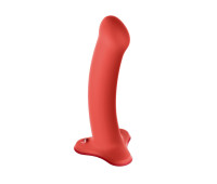Фаллоимитатор Fun Factory MAGNUM, оранжевый, очень гибкий, длина 18,3 см, диаметр 3,7 см