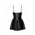 Платье Noir Handmade F308 Dreamer wetlook corset mini dress with front zipper - S