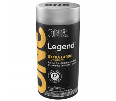 Презервативы ONE Legend Extra Large 12 шт, подарочная упаковка тюб