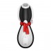Вакуумный клиторальный стимулятор Satisfyer Penguin Holiday Edition, в шапочке и шарфе