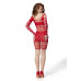 Бодистокинг Passion BS105 One Size, red
