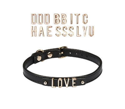 Чокер Liebe Seele DIY Choker with 21 Removable Letters