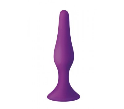 Анальная пробка на присоске MAI Attraction Toys №35 Purple, длина 15,5см, диаметр 3,8см