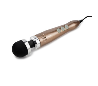 Вибромассажер DOXY Die Cast 3 Rose Gold, очень мощный, питание 220В, металлический корпус