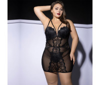 Платье JSY P61150 Black Plus Size