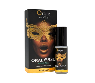 Спрей для глубокого минета Orgie – Oral Ease Deepthroat (15 мл), мятный, без анестетиков