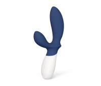 Массажер простаты LELO Loki Wave 2 Base Blue, 2 мотора, манящее движение + вибрация