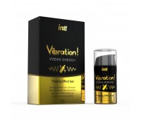Жидкий вибратор Intt Vibration Vodka (15 мл) (подмокшая упаковка)