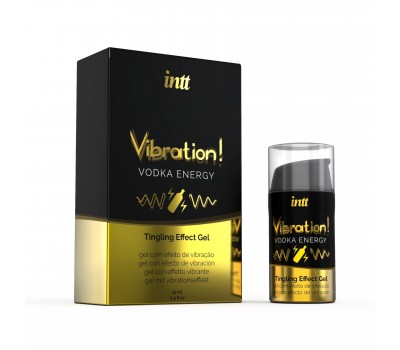 Жидкий вибратор Intt Vibration Vodka (15 мл) (подмокшая упаковка)