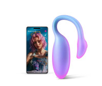 Смарт-виброяйцо Magic Motion Flamingo Max Blue 2 в 1: виброяйцо и тренажер Кегеля, 10 режимов