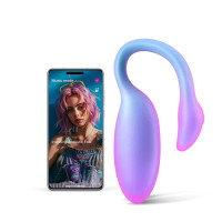 Смарт-виброяйцо Magic Motion Flamingo Max Blue 2 в 1: виброяйцо и тренажер Кегеля, 10 режимов