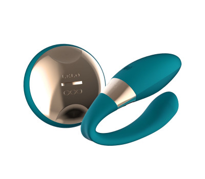 Вибратор для пар LELO Tiani Duo Ocean Blue, 2 мотора, пульт ДУ