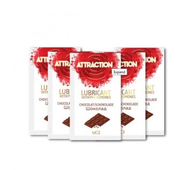 Пробник лубриканта с феромонами MAI ATTRACTION LUBS CHOCOLATE (10 мл)