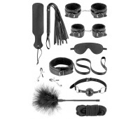 Набор для BDSM Fetish Tentation SM Bondage Box in vegan leather 10pcs