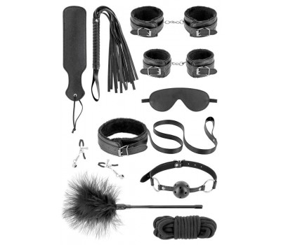 Набор для BDSM Fetish Tentation SM Bondage Box in vegan leather 10pcs