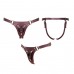 Трусики для страпона Strap-On-Me Leatherette Harness Generous - One Size - Aubergine