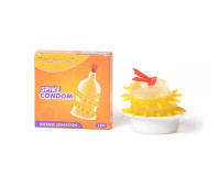 Насадка на член Recare Spike Condom Yellow (презерватив с усиками и спиралью шипов) Насадка на член Recare Spike Condom Yellow (презерватив с усиками и спиралью шипов)