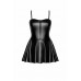 Платье Noir Handmade F308 Dreamer wetlook corset mini dress with front zipper - S