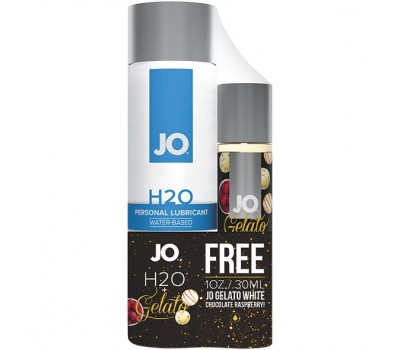 Набор смазок System JO H2O - Original (120 мл) + Gelato - White Chocolate Raspberry (30 мл)