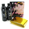 Гель для массажа Shunga ORIENTAL BODY-TO-BODY - Sparkling Strawberry Wine (2 x 225 мл)