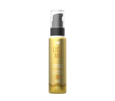 Гель для оральных ласк с согревающим эффектом INTT Lick Me Kissable Gel Honey 50 мл